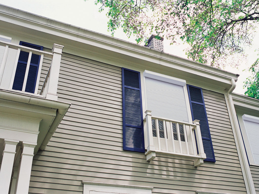 Рольставни в частном секторе