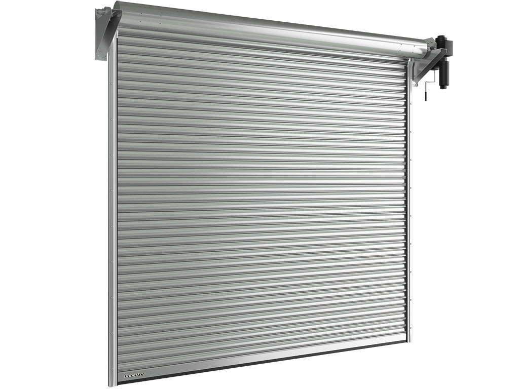 Рулонные ворота из стальных профилей (взломоустойчивые) RHS117, RHS117P с вальным электроприводом